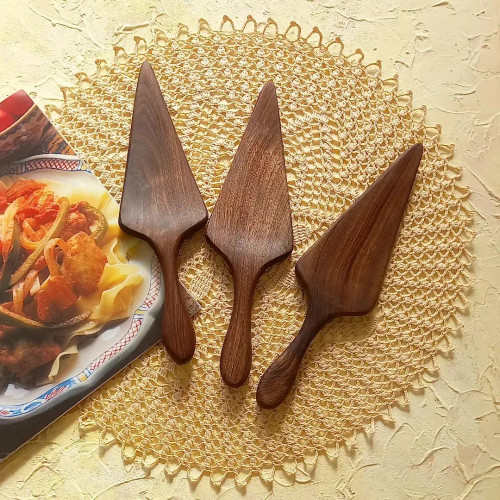 کاردک کیک و کوکو چوبی دستساز بارلی 23 سانتی