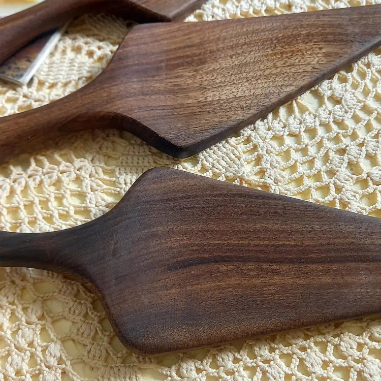 کاردک کیک و کوکو چوبی دستساز بارلی 23 سانتی