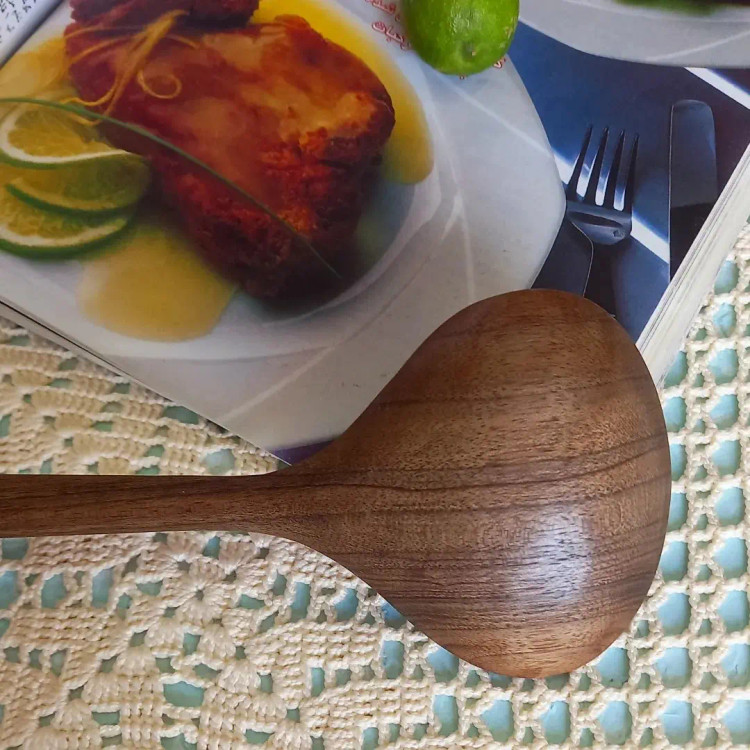 ملاقه چوبی دست ساز بارلی چوب ویژه جهیزیه عروس