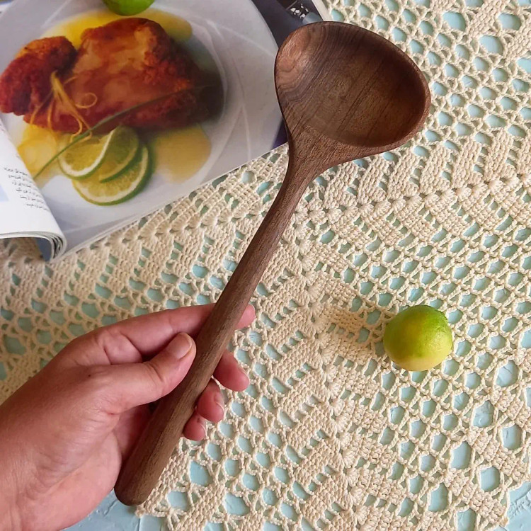 ملاقه چوبی دست ساز بارلی چوب ویژه جهیزیه عروس