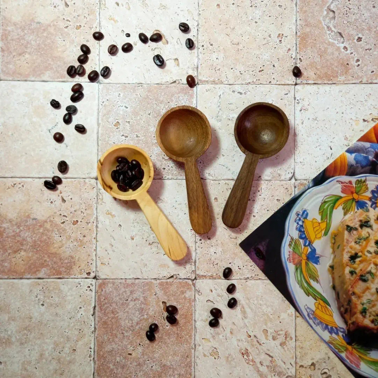 پیمانه چوبی دست ساز ویژه قهوه خوری