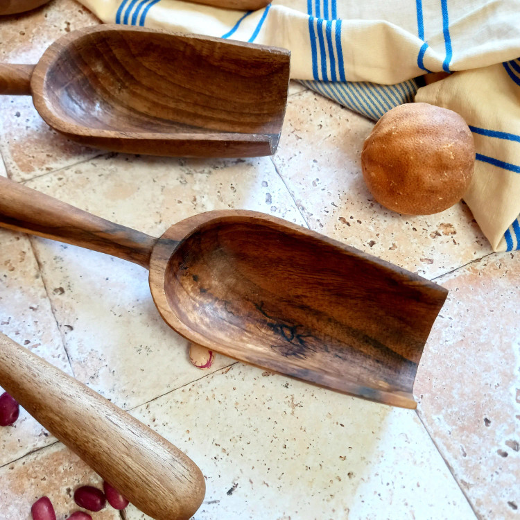 سرتاس چوبی دست ساز ویژه ظرف حبوبات