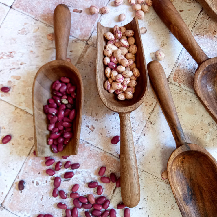 سرتاس چوبی دست ساز ویژه ظرف حبوبات