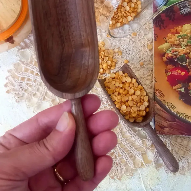 سرتاس چوبی دست ساز بارلی چوب ویژه بانکه حبوبات جهیزیه عروس