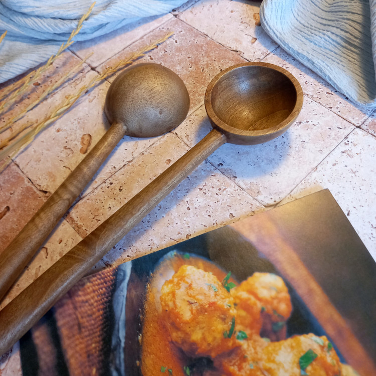 ملاقه چوبی دست ساز ویژه جهیزیه عروس