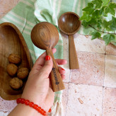 قاشق آجیل خوری مینیمال بارلی چوب ویژه هفت سین نوروز