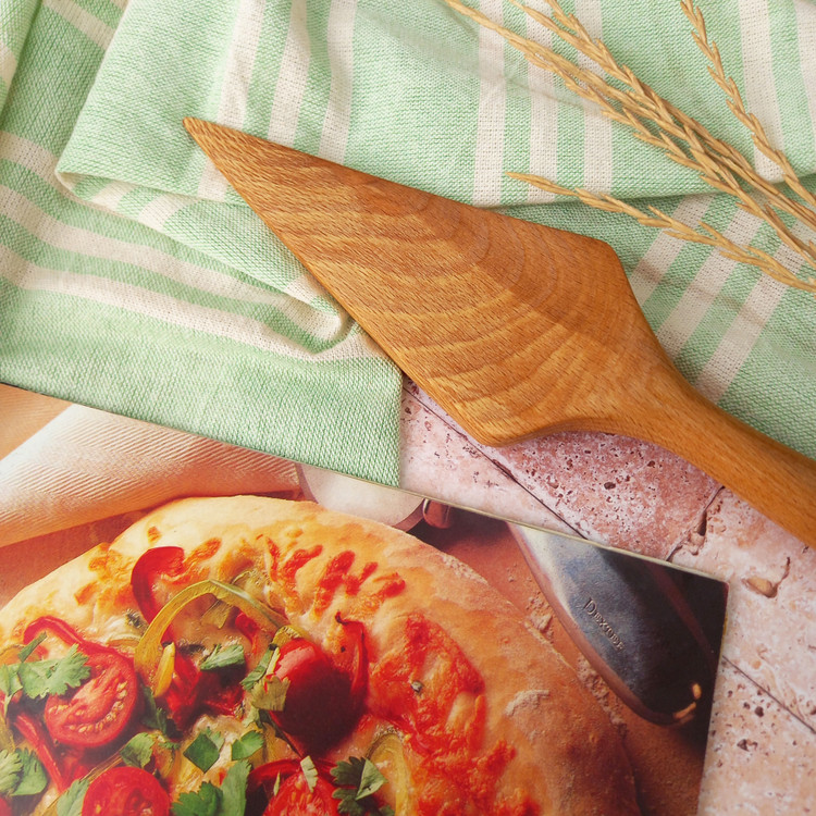 کاردک کیک و کوکو چوبی دستساز بارلی 23 سانتی چوب راش