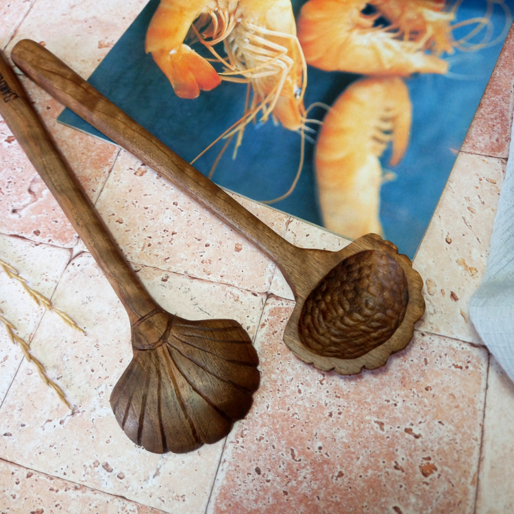 ست سالادخوری چوبی دست ساز جدید، ویژه جهیزیه عروس