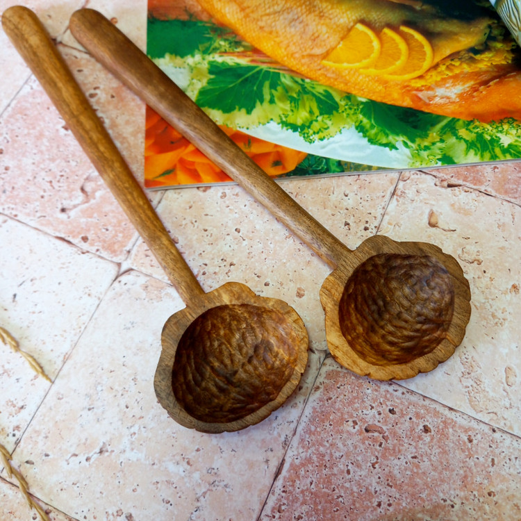 ست سالادخوری چوبی دست ساز ویژه جهیزیه عروس