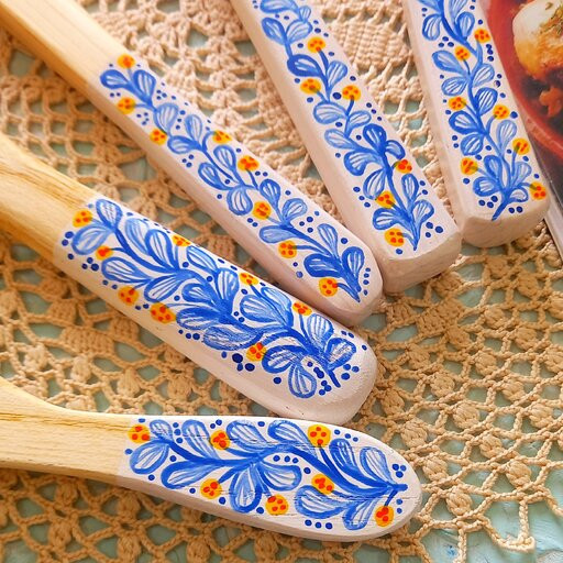 ست کفگیر و ملاقه ویژه جهیزیه عروس