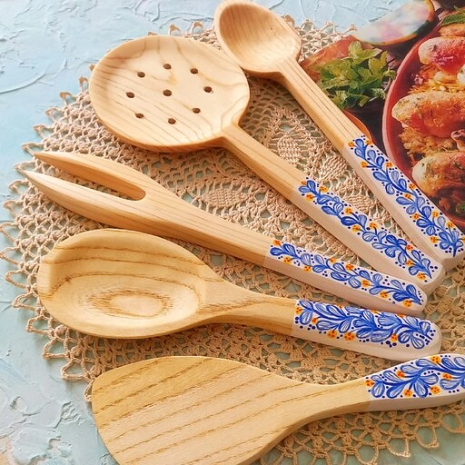 ست کفگیر و ملاقه ویژه جهیزیه عروس