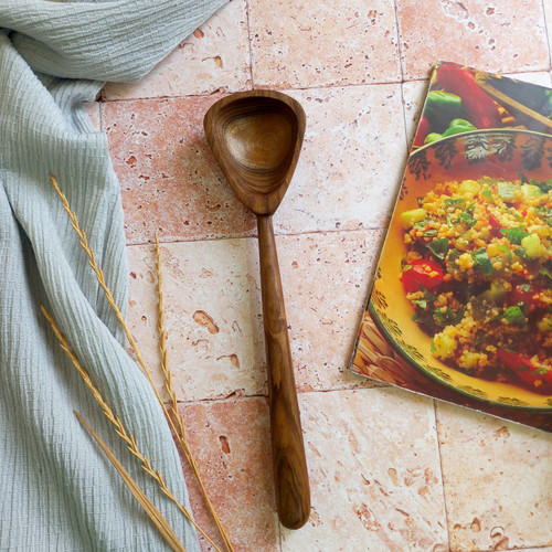 قاشق سرو چوبی دست ساز ویژه جهیزیه عروس