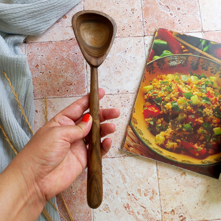 قاشق سرو چوبی دست ساز ویژه جهیزیه عروس