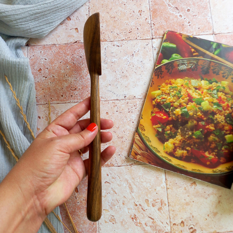 قاشق سرو چوبی دست ساز ویژه جهیزیه عروس