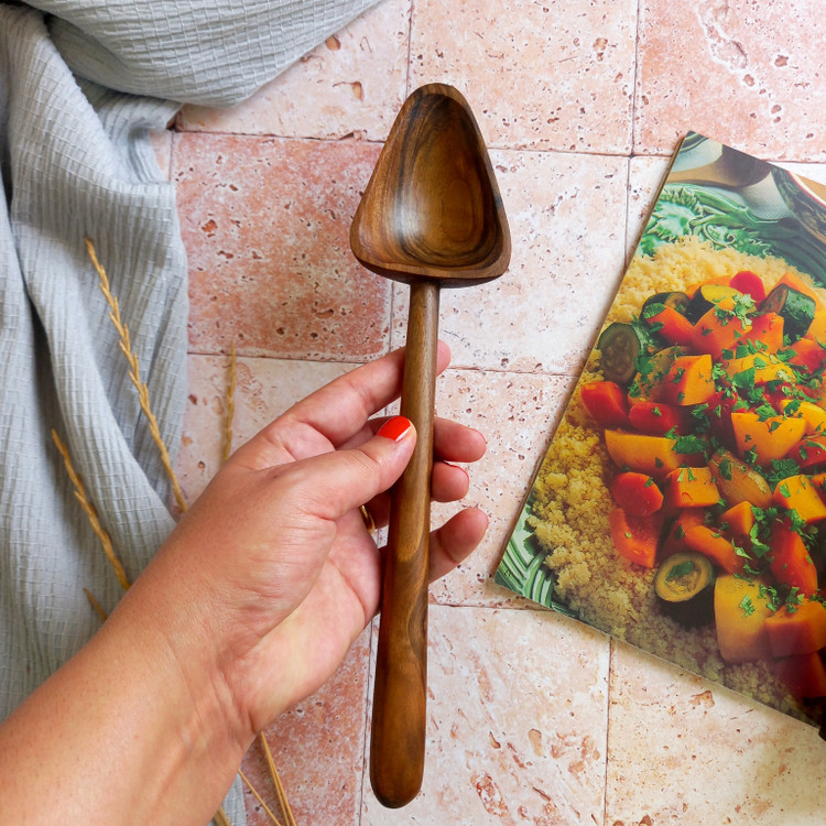 قاشق سرو و پذیرایی چوبی ویژه جهیزیه عروس