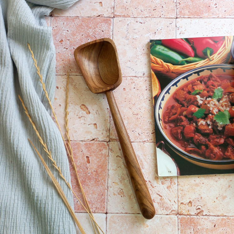 قاشق سرو چوبی دست ساز ویژه جهیزیه عروس