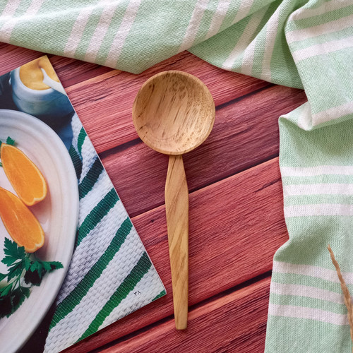 قاشق آجیل خوری چوبی دست ساز بارلی چوب