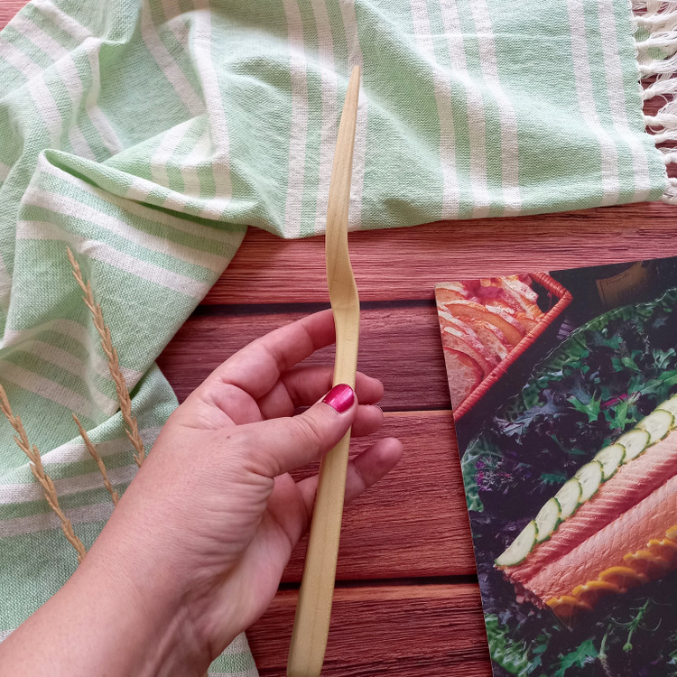 کفگیر چوبی دست ساز ویژه جهیزیه عروس