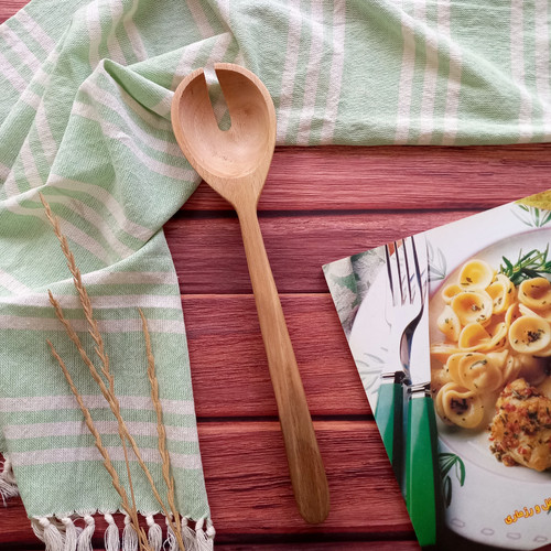 ملاقه چوبی چنگالی دست ساز ویژه جهیزیه عروس