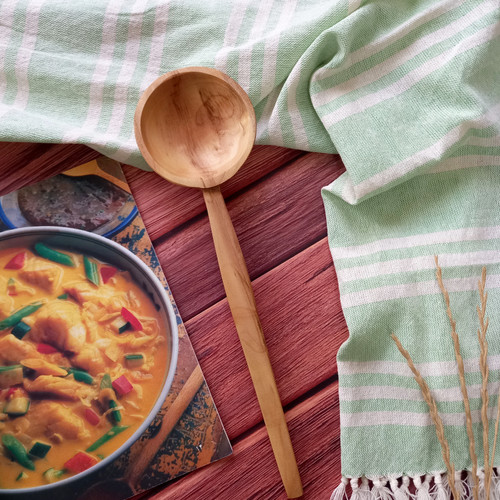 ملاقه چوبی دست ساز بارلی چوب ویژه جهیزیه عروس