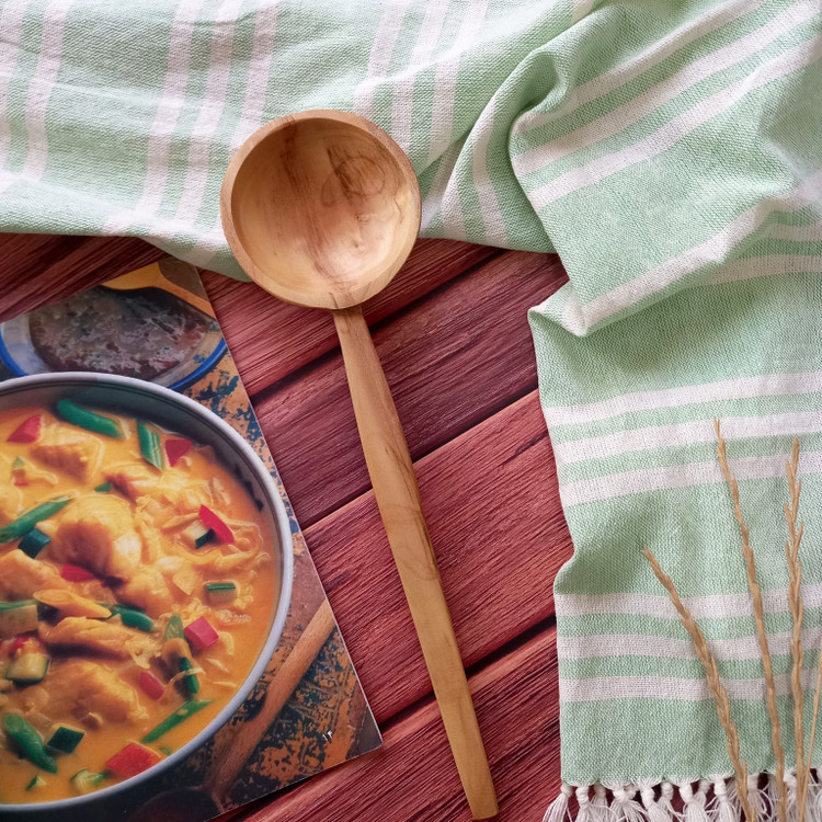 ملاقه چوبی دست ساز بارلی چوب ویژه جهیزیه عروس