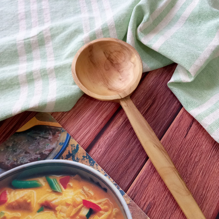 ملاقه چوبی دست ساز بارلی چوب ویژه جهیزیه عروس