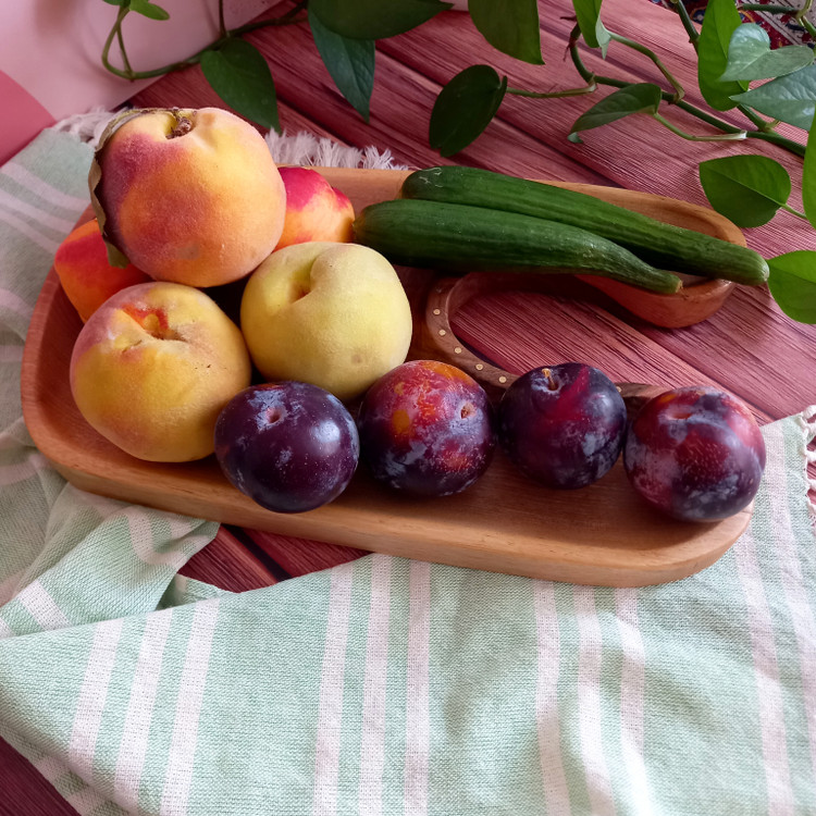 میوه خوری، اردوخوری، سینی چوبی دست ساز فینگرفود مزه خوری چوبی