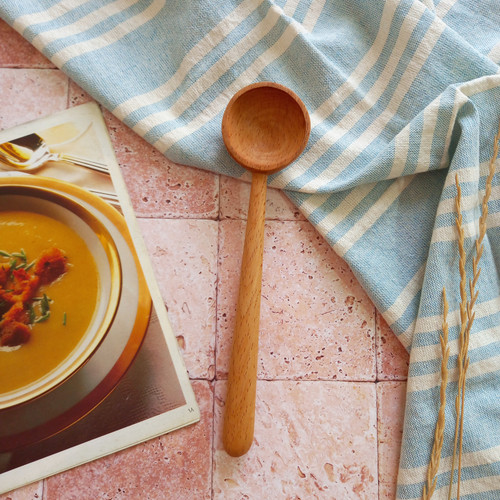 ملاقه چوبی دست ساز کوچک ویژه جهیزیه عروس