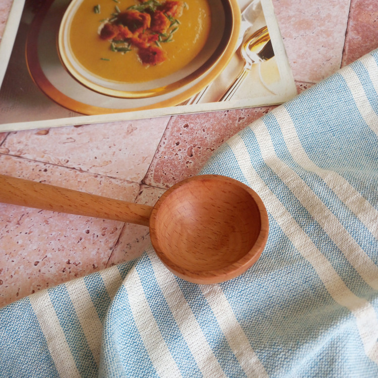 ملاقه چوبی دست ساز کوچک ویژه جهیزیه عروس