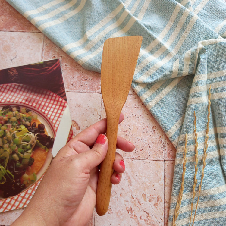 کفگیر چوبی دست ساز بارلی چوب