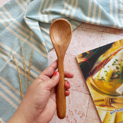 قاشق چوبی دست ساز بارلی چوب ویژه پخت و پز