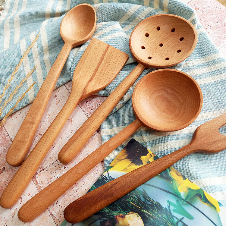 سرویس کفگیر و ملاقه چوبی ویژه جهیزیه عروس