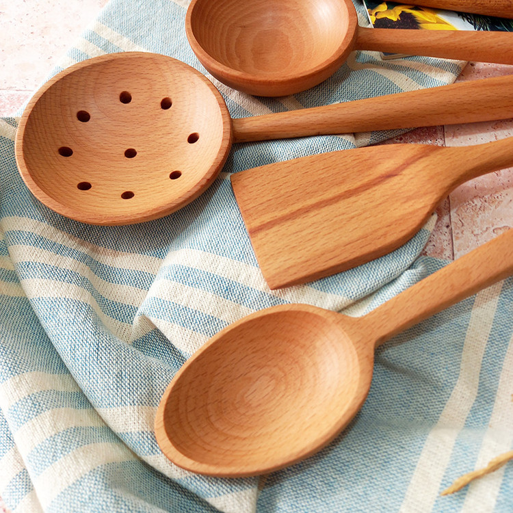 سرویس کفگیر و ملاقه چوبی ویژه جهیزیه عروس