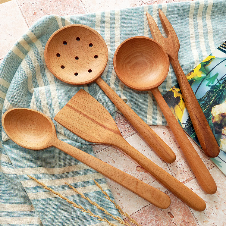 سرویس کفگیر و ملاقه چوبی ویژه جهیزیه عروس