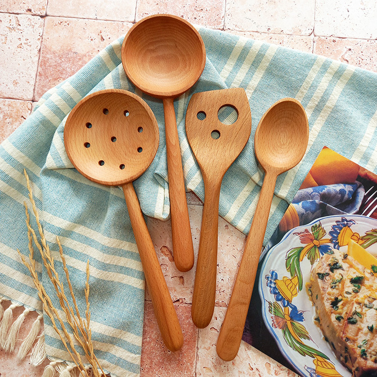 سرویس کفگیر و ملاقه چوبی ویژه جهیزیه عروس