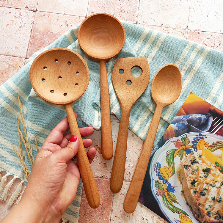 سرویس کفگیر و ملاقه چوبی ویژه جهیزیه عروس