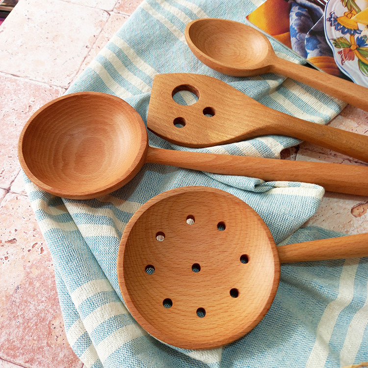 سرویس کفگیر و ملاقه چوبی ویژه جهیزیه عروس