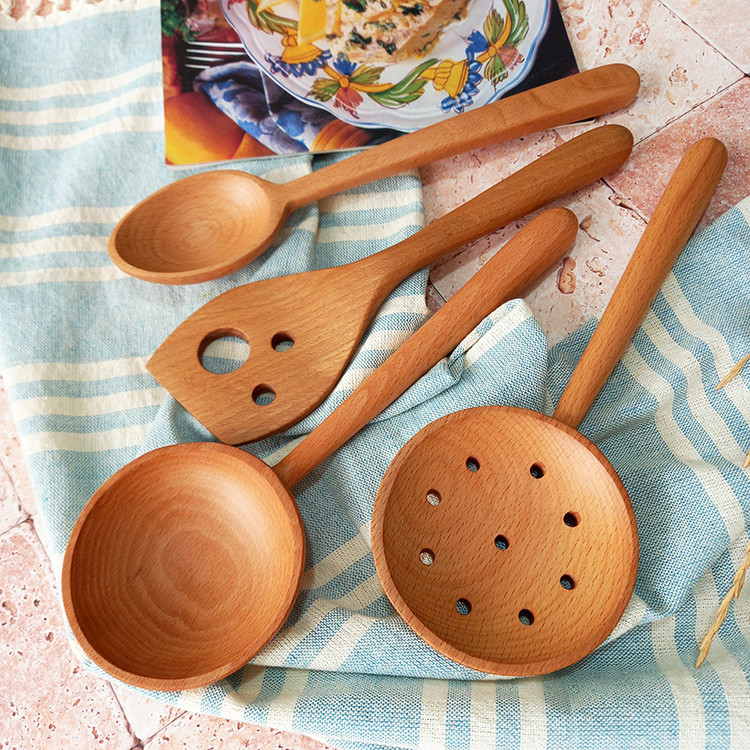 سرویس کفگیر و ملاقه چوبی ویژه جهیزیه عروس