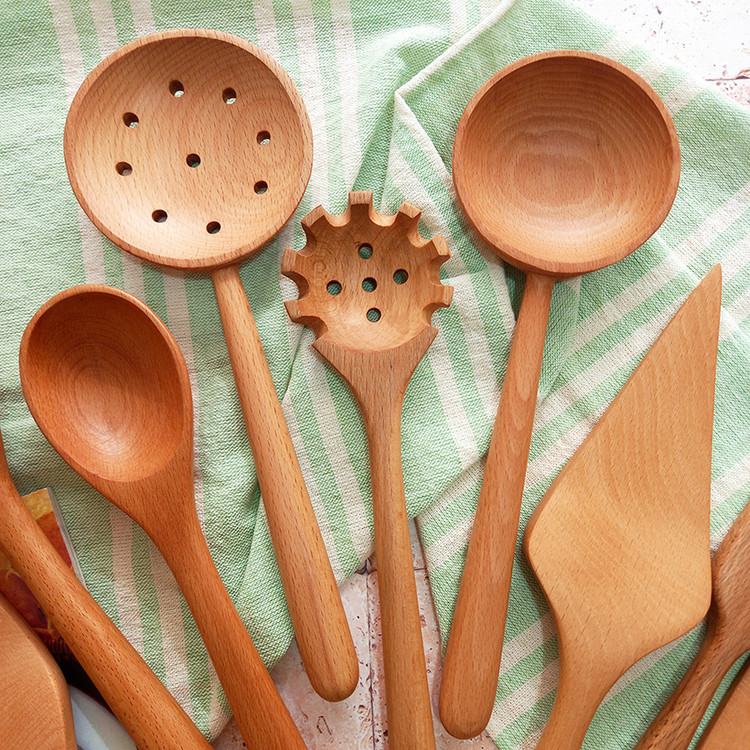 سرویس کفگیر و ملاقه چوبی ویژه جهیزیه عروس