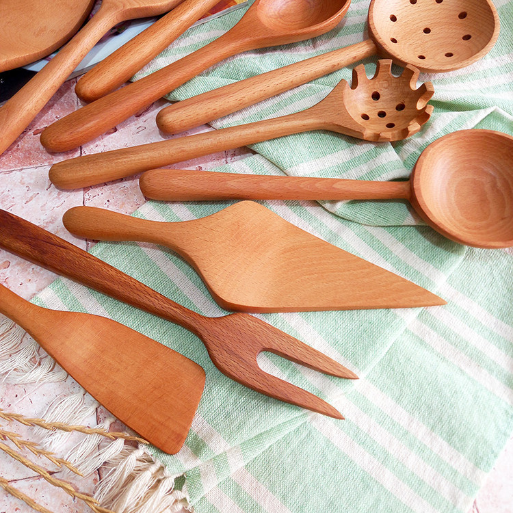 سرویس کفگیر و ملاقه چوبی ویژه جهیزیه عروس