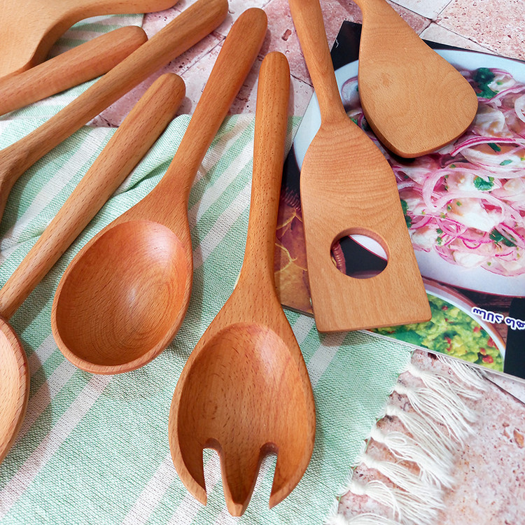 سرویس کفگیر و ملاقه چوبی ویژه جهیزیه عروس