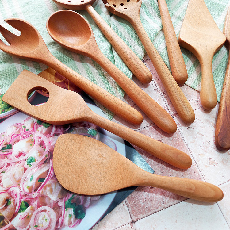 سرویس کفگیر و ملاقه چوبی ویژه جهیزیه عروس