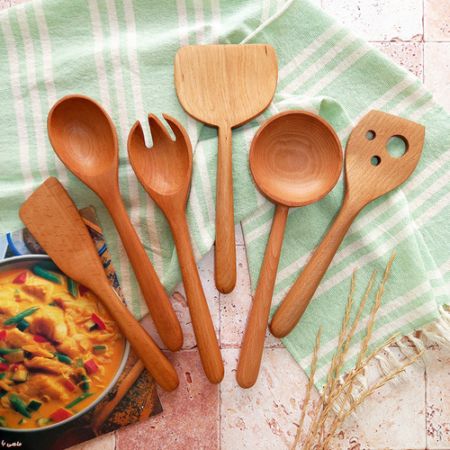 سرویس کفگیر و ملاقه چوبی ویژه جهیزیه عروس