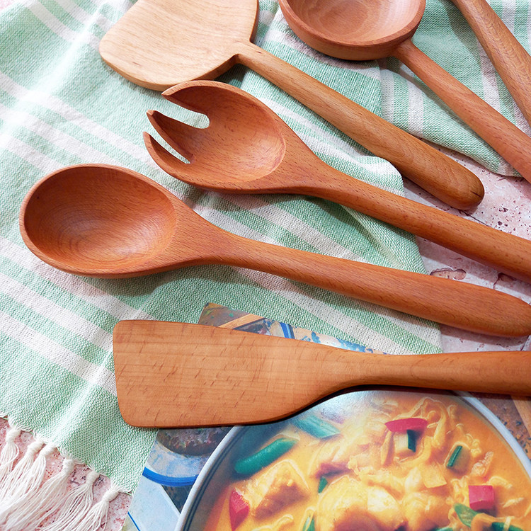 سرویس کفگیر و ملاقه چوبی ویژه جهیزیه عروس