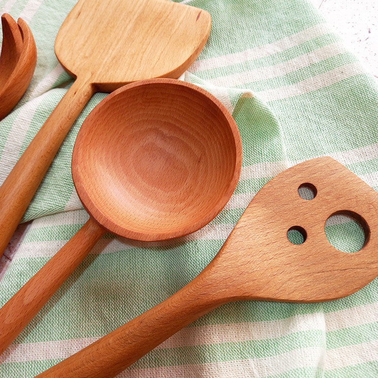 سرویس کفگیر و ملاقه چوبی ویژه جهیزیه عروس