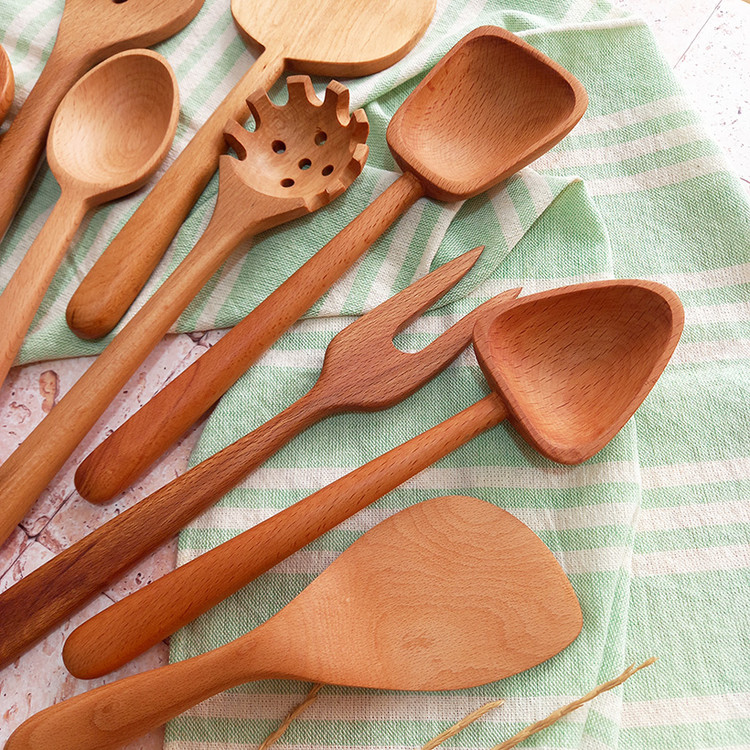 سرویس کفگیر و ملاقه چوبی ویژه جهیزیه عروس