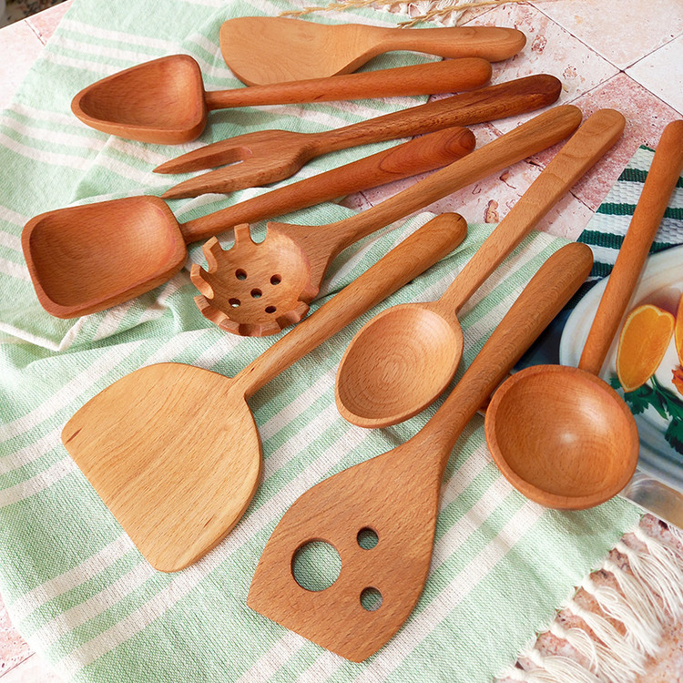 سرویس کفگیر و ملاقه چوبی ویژه جهیزیه عروس