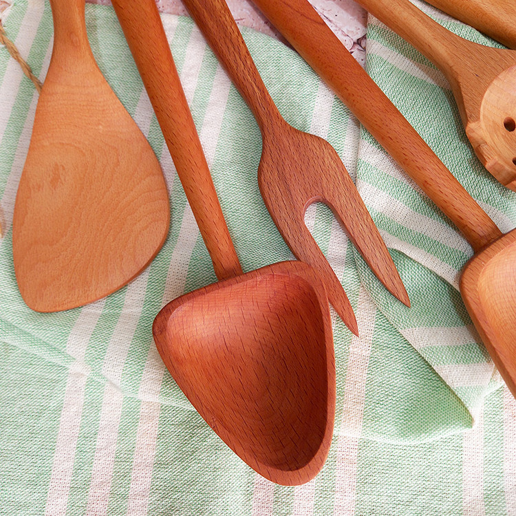 سرویس کفگیر و ملاقه چوبی ویژه جهیزیه عروس