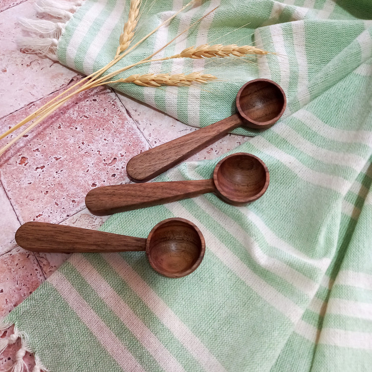 پیمانه ادویه چوبی دست ساز ویژه جهیزیه عروس